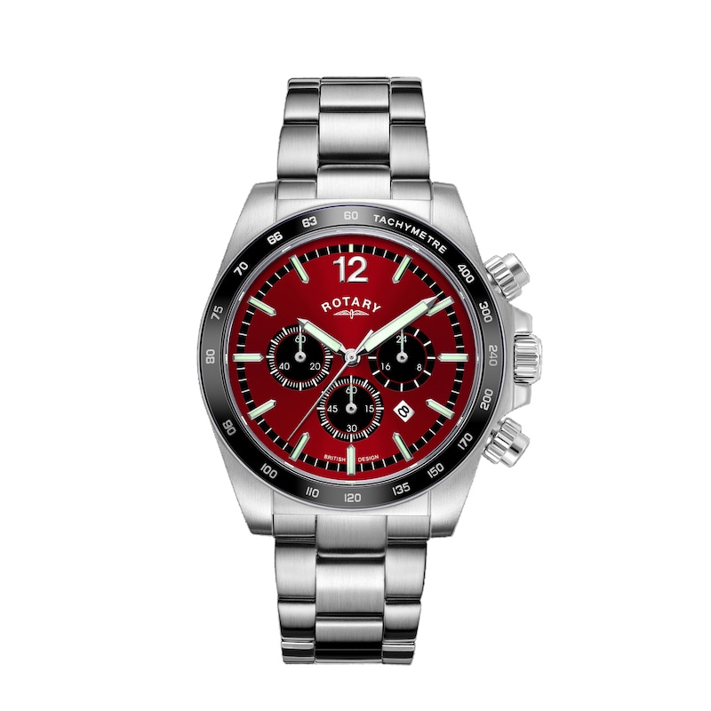 Rotary Henley Men's Exclusive Stainless Steel Bracelet Watch