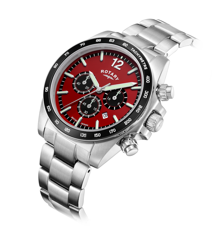 Main Image 3 of Rotary Henley Men's Exclusive Stainless Steel Bracelet Watch