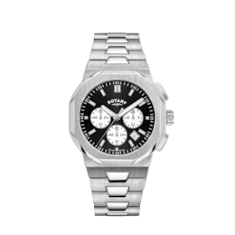 Rotary Regent Men's Stainless Steel Bracelet Watch