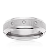 Thumbnail Image 1 of Titanium Men's Diamond Three Stone Ring