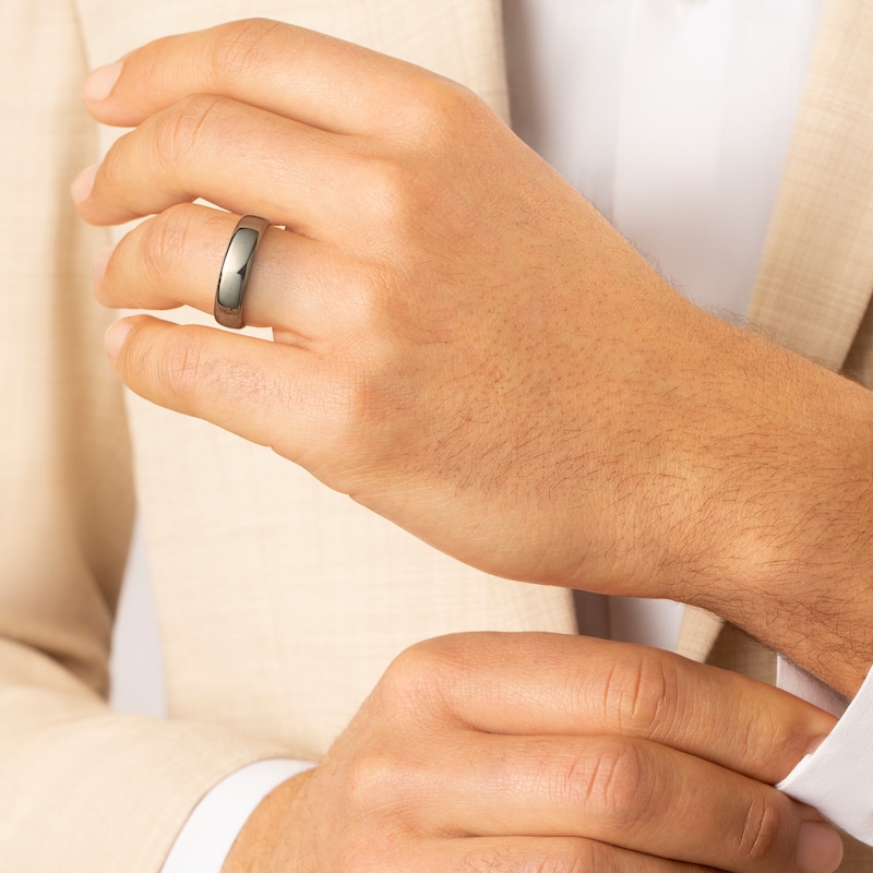 Main Image 2 of Titanium Men's Polished Band