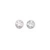 Thumbnail Image 0 of 9ct White Gold Cubic Zirconia 5mm Flush Set Stud Earrings