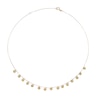 Thumbnail Image 2 of 9ct Yellow Solid Gold Sparkle Disc Necklace