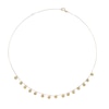 Thumbnail Image 2 of 9ct Yellow Gold Solid Sparkle Disc Necklace