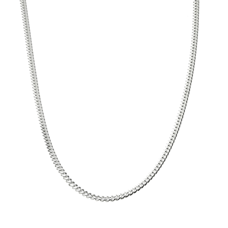 Main Image 1 of Sterling Silver 24" Dainty Curb Chain