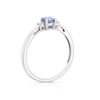 Thumbnail Image 3 of 9ct White Gold Tanzanite & Diamond Ring