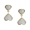 Thumbnail Image 1 of Fossil Sutton Classic Valentine Gold Tone Stud Earrings