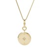Thumbnail Image 1 of Fossil Georgia New Years Intentions Gold Tone Pendant