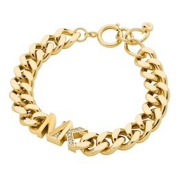 Michael Kors Kors MK 14ct Gold Plated Bracelet