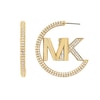 Thumbnail Image 0 of Michael Kors Kors MK 14ct Gold Plated Hoop Earrings