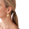 Thumbnail Image 2 of Michael Kors Kors MK 14ct Gold Plated Hoop Earrings