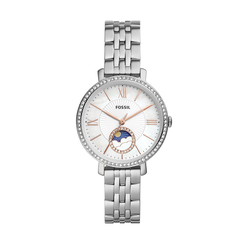 Fossil Jacqueline Ladies' Stainless Steel Bracelet Watch