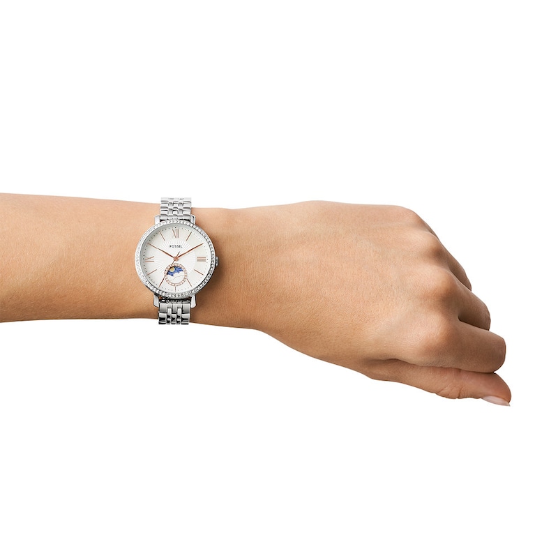 Fossil Jacqueline Ladies' Stainless Steel Bracelet Watch