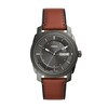 Thumbnail Image 1 of Fossil Machine Men's Brown Leather Strap Watch