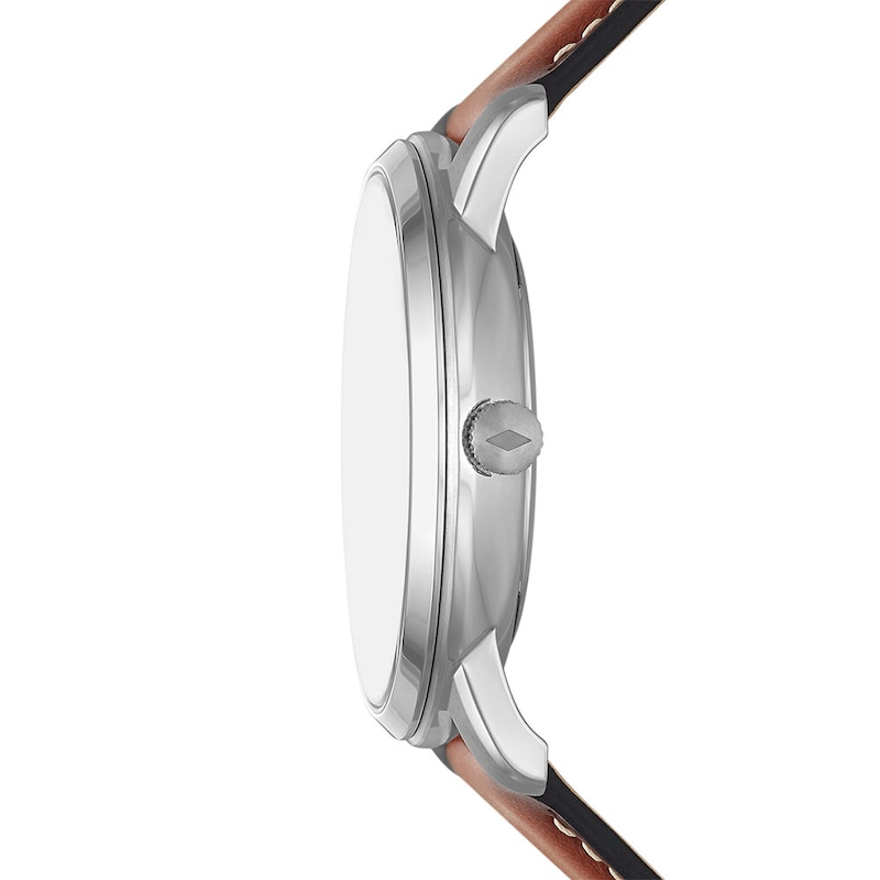 Main Image 2 of Fossil Neutra Minimalist Men's Brown Leather Strap Watch
