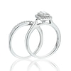 Thumbnail Image 1 of Perfect Fit 9ct White Gold 0.33ct  Diamond Bridal Set