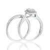 Thumbnail Image 2 of Perfect Fit 9ct White Gold 0.33ct  Diamond Bridal Set