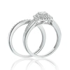 Thumbnail Image 2 of Perfect Fit 9ct White Gold 0.50ct  Diamond Bridal Set
