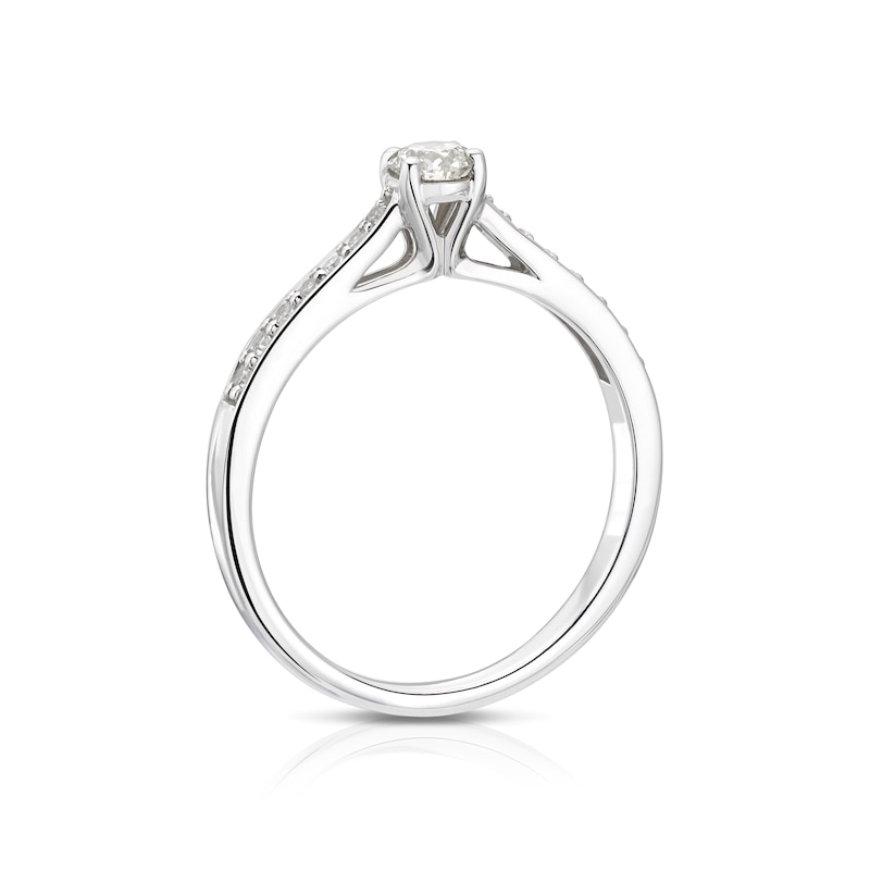 Main Image 3 of The Forever Diamond Platinum 0.33ct Diamond Solitaire Ring