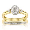 Thumbnail Image 0 of Perfect Fit 9ct Yellow Gold 0.20ct Total Diamond Bridal Set