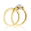 Thumbnail Image 1 of Perfect Fit 9ct Yellow Gold 0.20ct Total Diamond Bridal Set