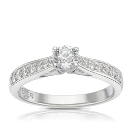 The Forever Diamond Platinum 0.50ct Diamond Solitaire Ring