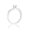 Thumbnail Image 1 of The Forever Diamond Platinum 0.33ct Total Ring