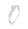 Thumbnail Image 2 of The Forever Diamond Platinum 0.33ct Diamond Twist Ring