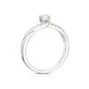 Thumbnail Image 3 of The Forever Diamond Platinum 0.33ct Diamond Twist Ring