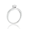 Thumbnail Image 1 of The Forever Diamond Platinum Twist Solitaire 0.50ct Total Ring