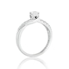 Thumbnail Image 2 of The Forever Diamond Platinum 0.50ct Diamond Twist Solitaire Ring