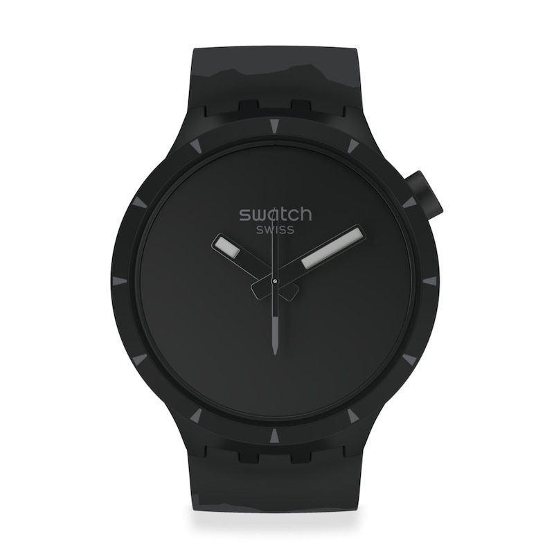 SWATCH BIG BOLD BIOCERAMIC Men's Black Plastic Watch