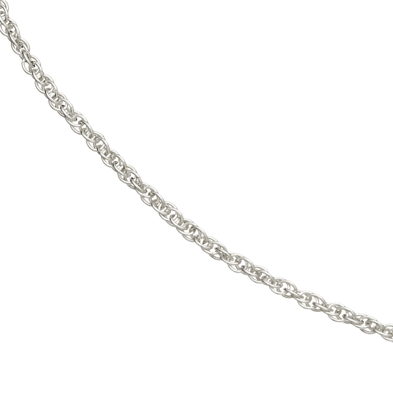Main Image 1 of Sterling Silver 18" Dainty Prince of Wales Chain
