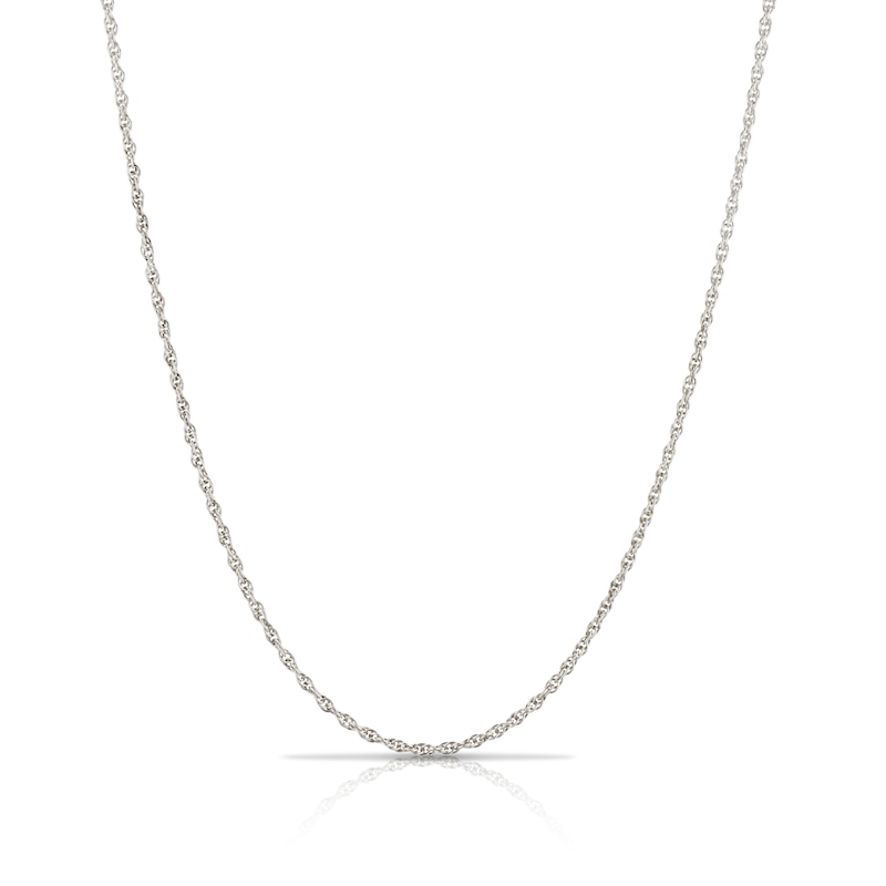 Main Image 1 of Sterling Silver 20" Dainty Prince of Wales Chain