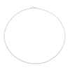 Thumbnail Image 2 of Sterling Silver 18" Mirror Dainty Popcorn Necklace