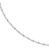 Thumbnail Image 1 of Sterling Silver Adjustable Twisted Herringbone Chain