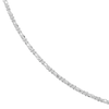 Thumbnail Image 0 of Sterling Silver 18 Inch Mirror Popcorn Dainty Necklace