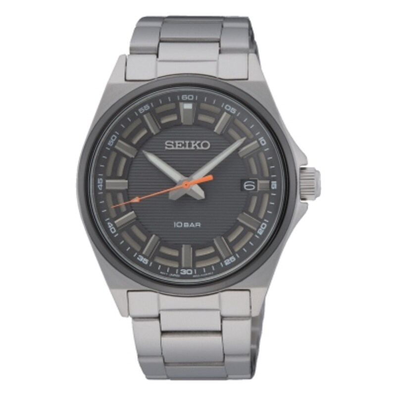 Main Image 1 of Seiko Urban Sports Men's Grey Dial Stainless Steel Bracelet Watch