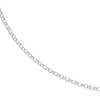 Thumbnail Image 1 of Sterling Silver 20" Dainty Belcher Chain