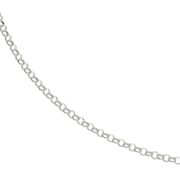 Sterling Silver 20" Dainty Belcher Chain