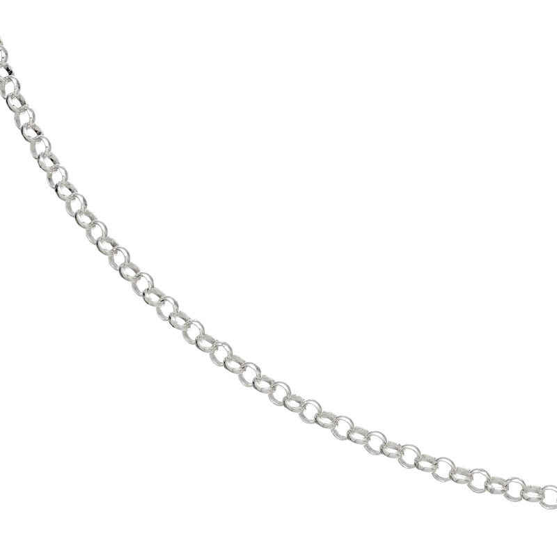 Main Image 1 of Sterling Silver 20" Dainty Belcher Chain