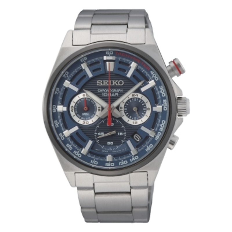 Main Image 1 of Seiko Urban Sports Men's Blue Chronograph Stainless Steel Bracelet Watch