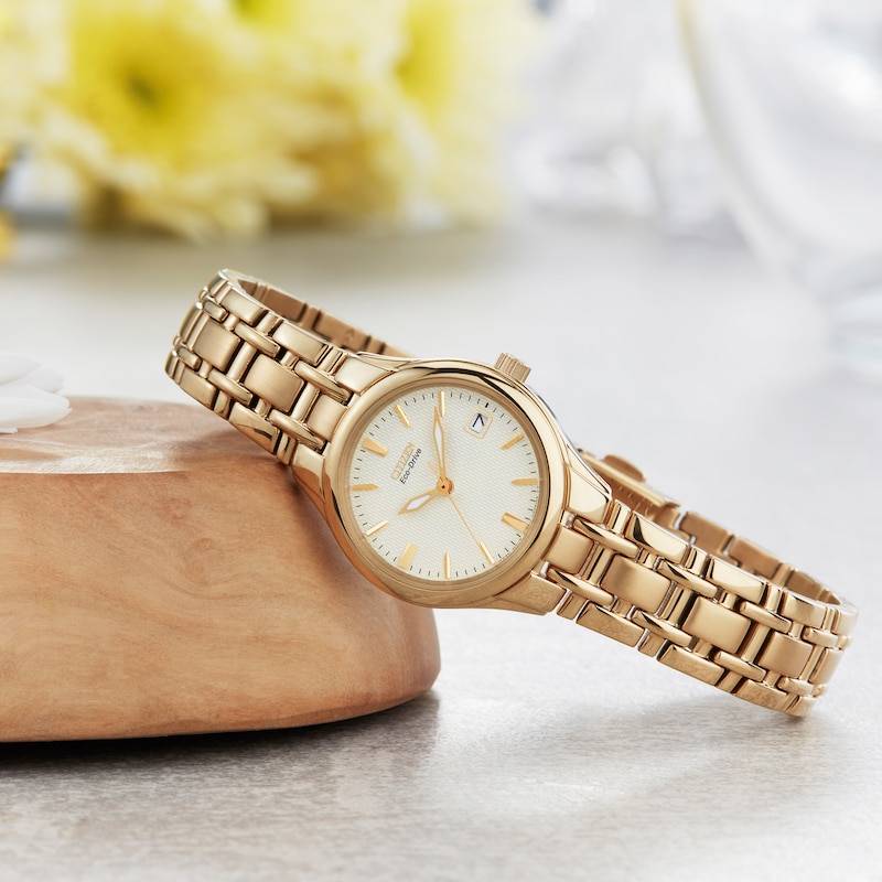 Main Image 4 of Citizen Ladies' Gold Tone Bracelet Watch
