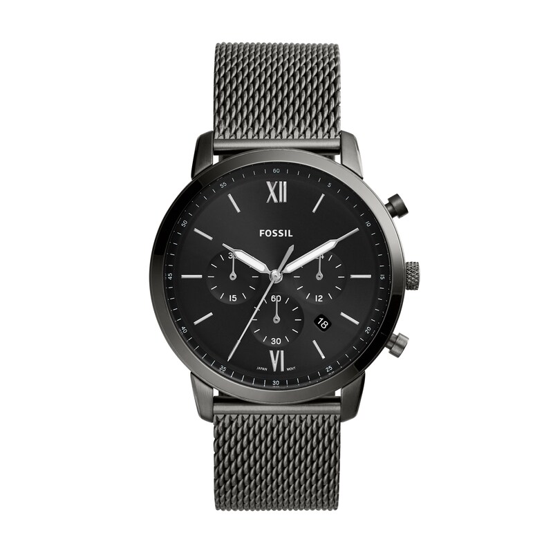 Main Image 1 of Fossil Men's Neutra Black Mesh Bracelet Watch
