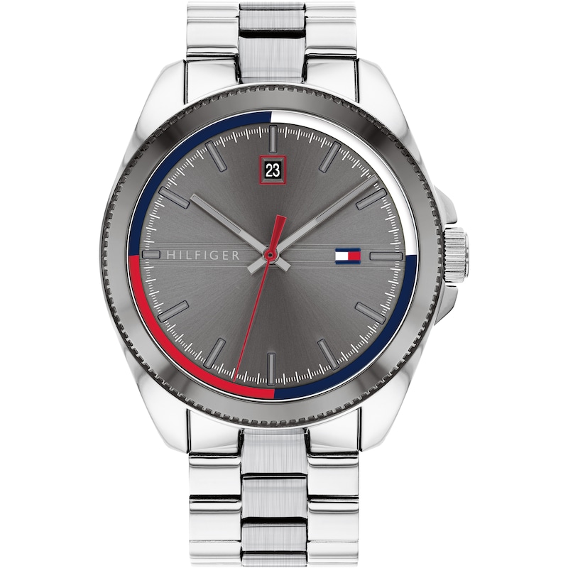 Main Image 1 of Tommy Hilfiger Men's Grey Dial Stainless Steel Bracelet Watch