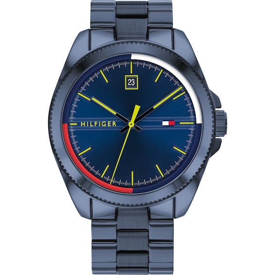 Tommy Hilfiger Men's Navy IP Bracelet Watch
