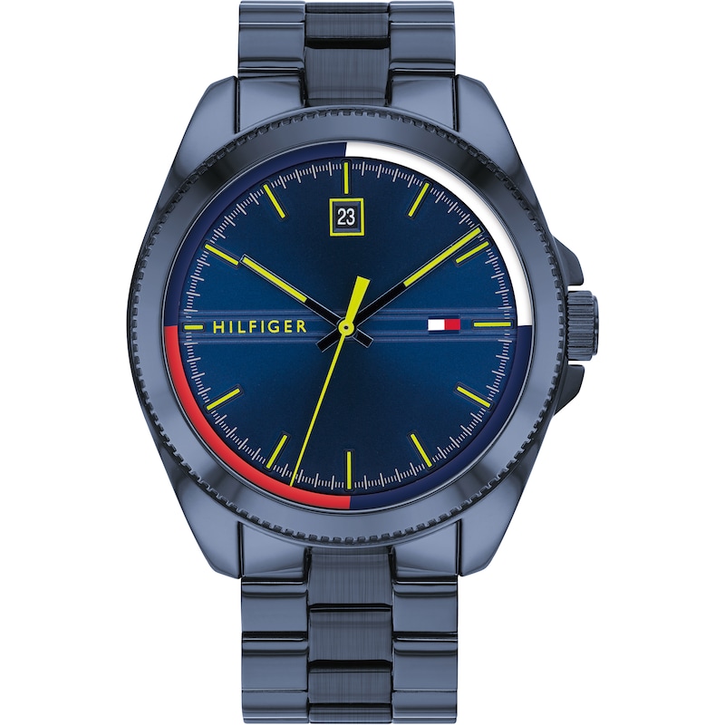 Main Image 1 of Tommy Hilfiger Men's Navy IP Bracelet Watch