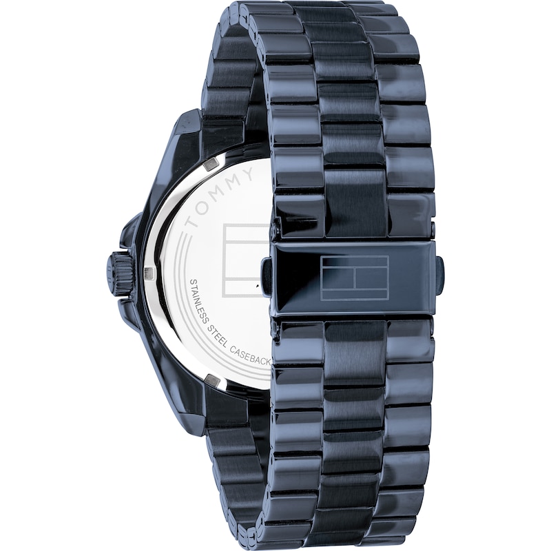 Main Image 3 of Tommy Hilfiger Men's Navy IP Bracelet Watch