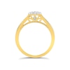 Thumbnail Image 2 of Princessa  9ct Yellow Gold 0.33ct Diamond Cluster Ring