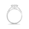 Thumbnail Image 3 of Princessa 9ct White Gold 0.66ct Diamond Square Cluster Ring